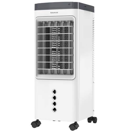 Climatizador evaporativo Taurus Snowfiled 5 - Dep&oacute;sito 5 L, 3 velocidades , temporizador, mando
