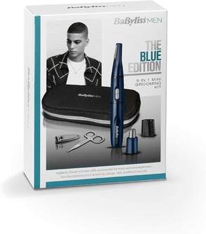 CORTAPELO BABYLISS 7058PE NARIZ 5EN1 AZUL EDI