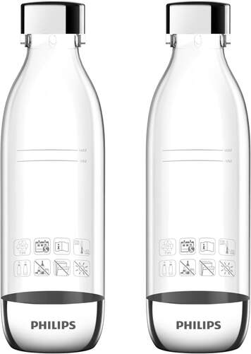 Botella Philips ADD919P2 - Para agua con gas, 2 unidades de 50 cl, libre de BPA