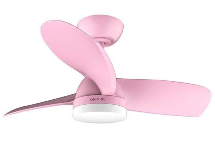Ventilador de techo Cecotec 3050 Rosa DC - 36 W, con luz, 8468