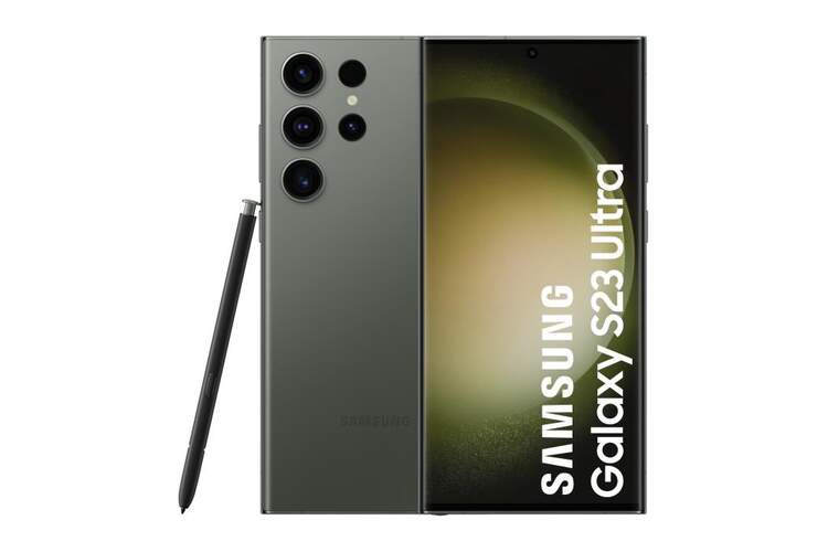 Samsung Galaxy S23 Ultra 12/512GB Verde - 6.8" QHD+120Hz, Snapdragon 8, 200+10+10+12Mpx, 5000mAh 45W