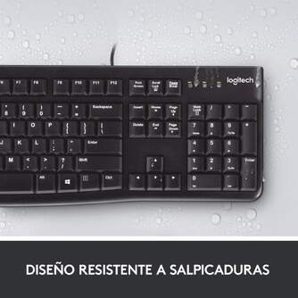 TECLADO RATON LOGITECH MK120 CON CABLE USB