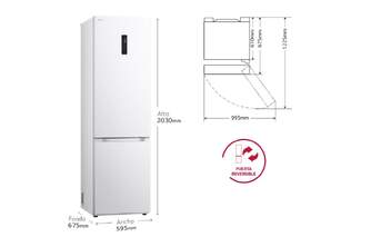 FRICOM. LG GBV7270ESW 203x60 BCO DSP METALFRESH