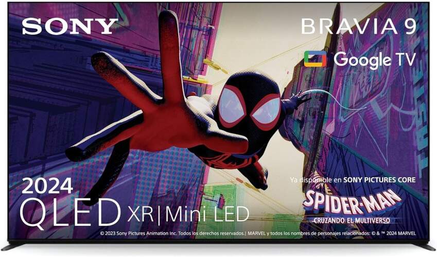 TV Sony 85" K85XR90 - 4K Ultra HD, QLED, Google TV, 125 Hz, XR Processor, Chromecast, HDR10
