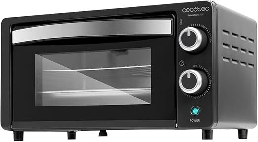 Horno de sobremesa Cecotec Bake&Toast 1090 - 10 L, Temporizador, Negro