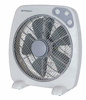 Ventilador Box Orbegozo BF0140 - 40 cm, 5 aspas, 75 W, color blanco