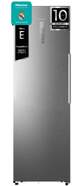 Congelador Vertical Hisense FT3K310SAIE - Clase E, 312 L, 186x60 cm, No Frost, Kitchen Fit, Inox