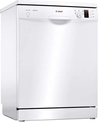 Lavavajillas Bosch SMS25AW05E - Clase E, 12 Servicios, 7 Programas, Motor Ecosilence, Blanco