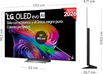 TV LG 83%%%quot; 83C64LA UHD OLED EVO A11 165HZ WEBOS26
