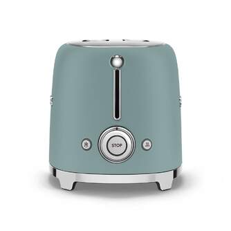 TOST. SMEG TSF01EGMEU 2R CORTO VERDE MATE 950W