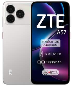 SMARTPHONE ZTE A57 4/64 6,75%%%quot; CYBER SILVER