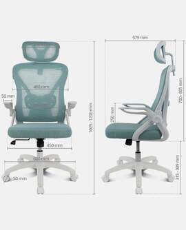 SILLA DE ESCRITORIO DRIFT DRAIR 35 TURQUESA