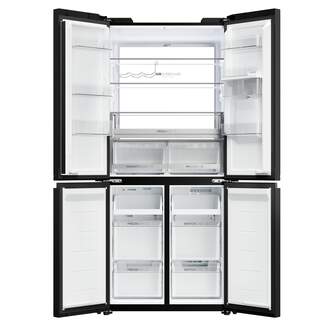 FRI. HAIER HCKR7819DWGB 190x83 4P NF CRISTAL NEGRO