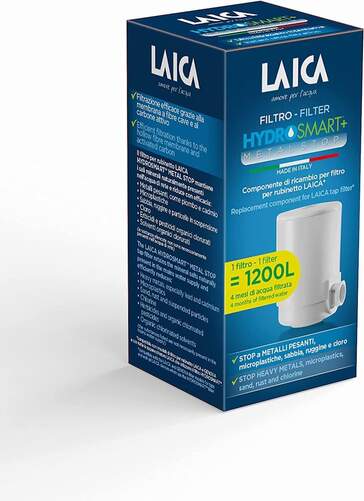 Recambio Filtro Laica FR01M - Compatible con linea Genova / Venecia, 1200 litros