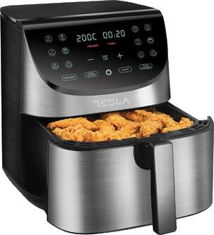 FREIDORA AIRE TESLA AF701BX 7L 12PROG INOX