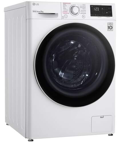 LG F4WV329S0WA Lavadora 9kg Clase A - 1400r, Vapor, AI Inverter Direct Drive, 14 Programas, Blanca
