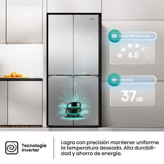 FRI. HISENSE RQ5P470SEIE 179x80x70 4P NF INOX