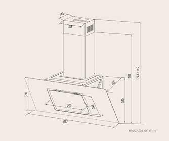 CAMP. ARTICA AVERTIKA90CB 90CM C BLANCA
