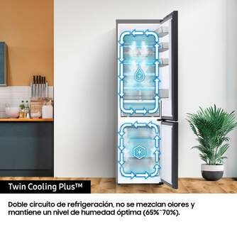 FRICOM. SAMSUNG RB38C7B6AS9/EF 203x60 NF INOX