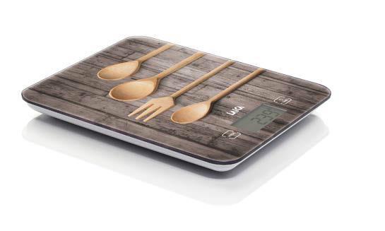 Balanza de cocina Laica KS5010 - Precisi&oacute;n 1 g, Hasta 10 kg, Cubiertos