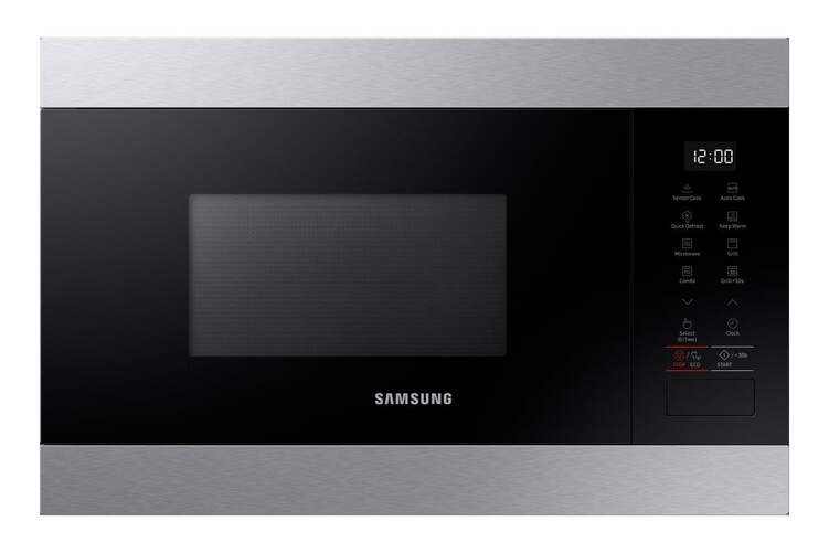 Microondas Integrable Samsung MG22M8274CT/E1 - 850W, 22 Litros, Grill, 6 Niveles Potencia, Inox