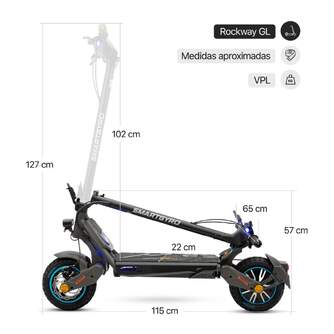 PATIN ELECTRICO SMARTGYRO ROCKWAY GL 10%%%quot; 600W