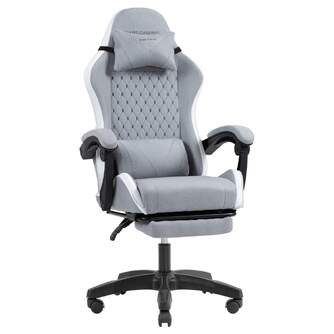 SILLA GAMING MARS GAMING MGCXFSW BLANC/PLAT NEUTRO