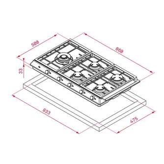 ENCIM. TEKA EX 90.1 5G AI AL DR L CI  BT 112610045