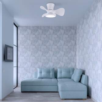 VENTILADOR TECHO CRISTAL MOLL 20W MD