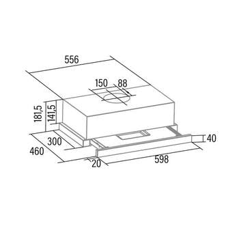 CAMP. CATA TFH6430BK/B 645m3H NEGRA