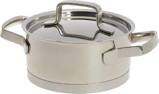 Cacerola Pujadas PJ457024 - Baja, 28 cm, 6,7 L, Tapa, Inox
