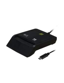 LECTOR DNI WOXTER ELECTRONICO NEGRO USB TIPO C