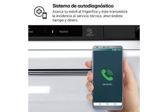 FRICOM. LG GBV3200CEP 203x60 NF GRAFITO