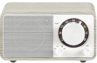 RADIO SANGEAN WR-7  FM BT GRIS CLARO