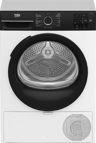 Secadora Bomba de Calor Beko BM3T30230W - 10 kg, Clase D, 64 dB, Blanca