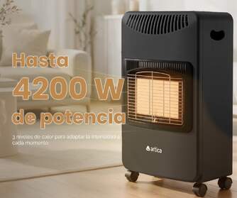 ESTUFA GAS ARTICA AEI4100G INFRARROJOS 4100W GRIS