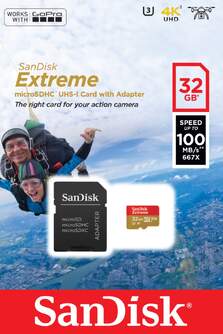 TARJ. MEM SANDISK MICROSD SDHC 32GB CLASE 10 U-3