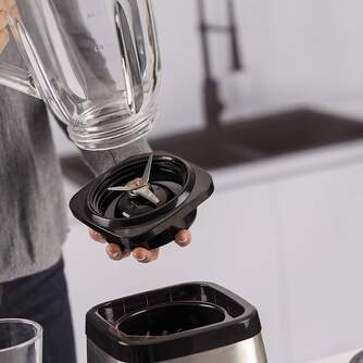 BATID. VASO TAURUS MAGNUM 1500W 1,5L V/C INOX