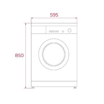 LVD. TEKA WMK70940W 9K 1400R STEAM