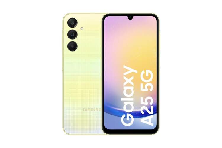 Samsung A25 5G - 6/128 GB, pantalla 6,5", Amarillo