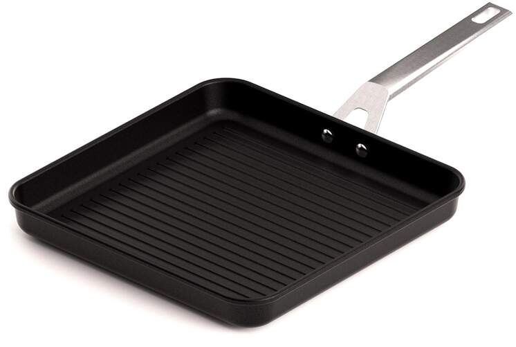 Grill Valira Aire 4646/25 - Inducción, 28x28 cm, Negro, Inox