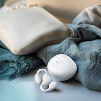 AURICULARES DCU AIRCLIP BLANCOS
