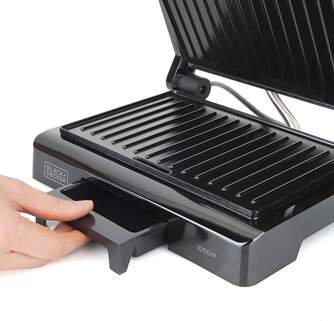 GRILL MINI BLACK%%%amp;DECKER BXGR1000E 1000W 23,14,5CM
