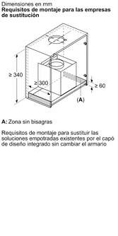CAMP. BALAY 3BD865MM 60CM 582M3H INT NEGRO MATE