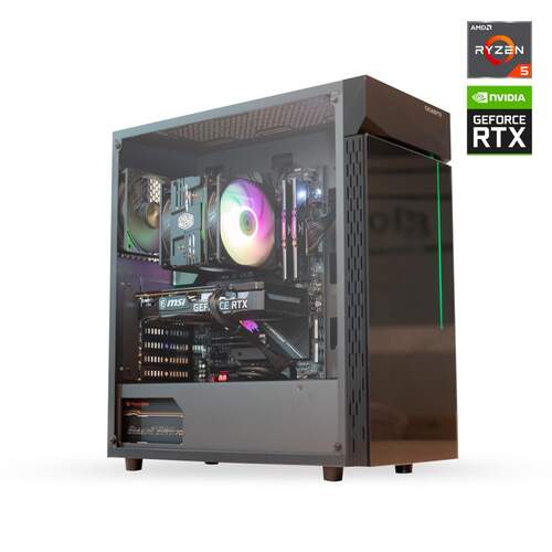 Torre Ordenador Gaming Adonia RGaming R4123 - AMD Ryzen 5 5600, 16GB, 1TB, GeForce RTX3060