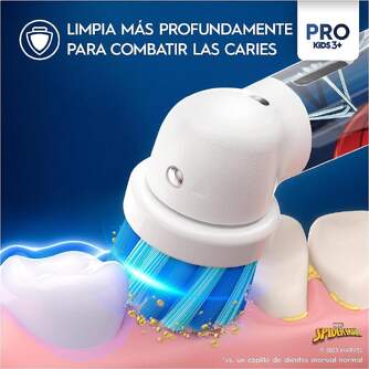 DENTAL ORALB VITALITY PRO KIDS SPIDERMAN FUNDA VIA
