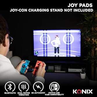 MANDOS KONIX NINTENDO SWITCH AZUL/ROJO