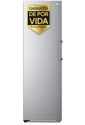 Congelador Vertical LG GFT41PZGSZ - Clase E, 186cm, 355L, NoFrost MultiAirFlow, Inverter, Inox