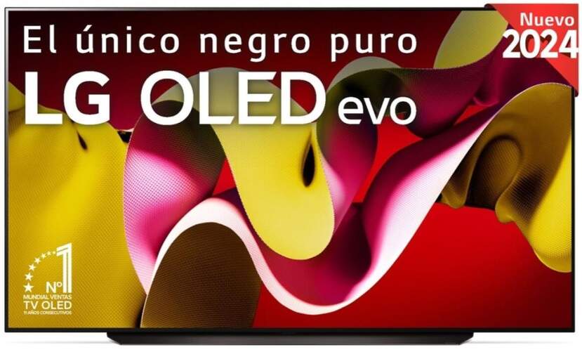 TV 83" OLED LG 83C44LA - 4K Ultra HD, Evo Alfa 9, 144 Hz, 40 W