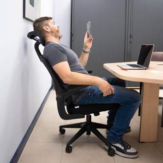 SILLA DE ESCRITORIO WOXTER ERGO BLACK